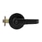 Trans Atlantic Co. LSV Saturn Standard Duty Matte Black Grade 2 Commercial Cylindrical Entry Door Handle with Lock DL-LSV53-US10B - alternate 5
